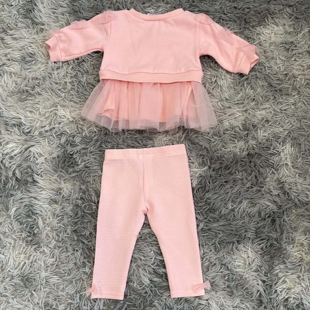 Adorable Pink Baby Outfit with Tulle